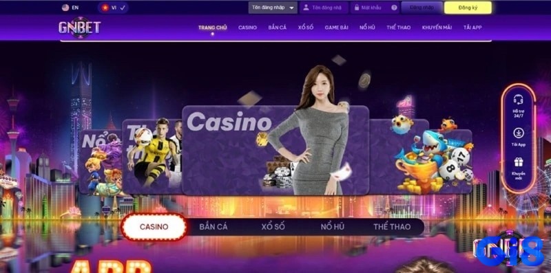 Đăng ký Gnbet trải nghiệm kho game hấp dẫn