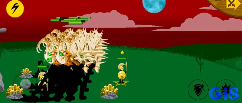 Game Stick War có đồ họa 2D đơn giản nhưng khá ngộ nghĩnh