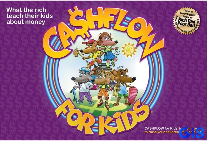 Cashflow for Kids giúp trẻ em từ 6 tuổi học cách phân biệt tài sản và tiêu sản qua trò chơi vui nhộn.