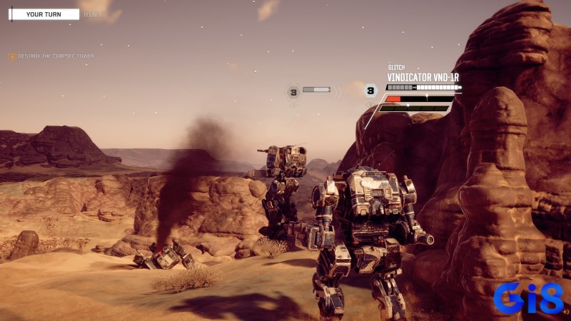 Tông màu chủ đạo trong BattleTech là tông màu trầm