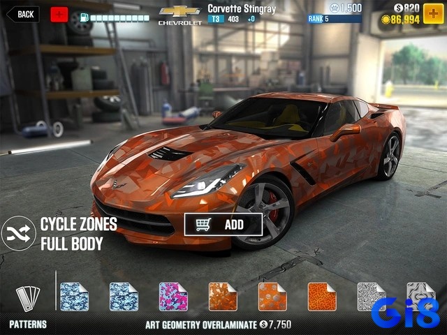 Hình ảnh giao diện đua xe trong CSR Racing 2 và Nitro Nation trên điện thoại