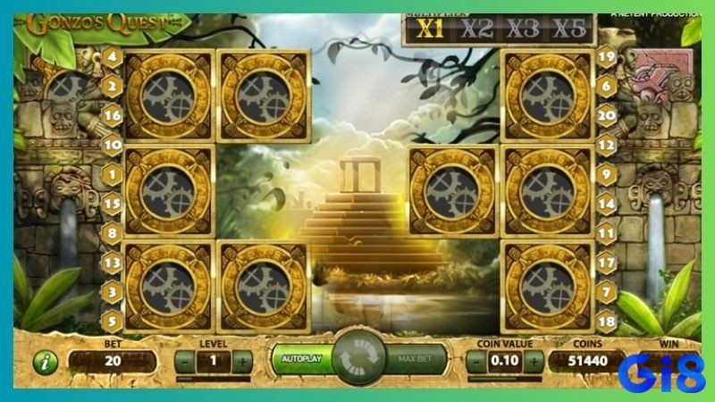 Game nổ hũ Gonzo's Quest chinh phục cuộn quay để cơ hội thắng lớn