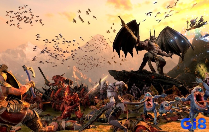 Total War: Warhammer 3 tập trung tái hiện trấn chiến khốc liệt giữa các phe phái nhằm mở rộng lãnh thổ quốc gia