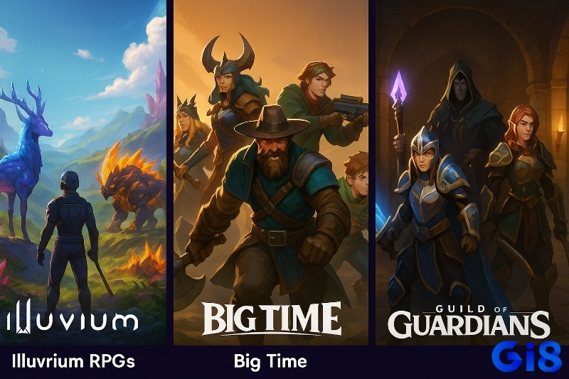 Illuvium, Big Time và Guild of Guardians dẫn đầu thể loại nhập vai với lối chơi hấp dẫn và NFT độc đáo.