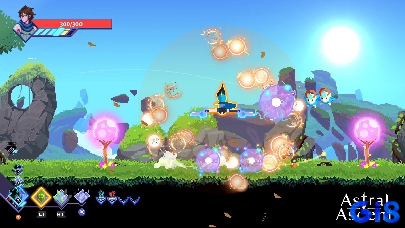 Astral Ascent – roguelite hành động tươi sáng, đa dạng nhân vật và hệ thống spell cuốn hút.