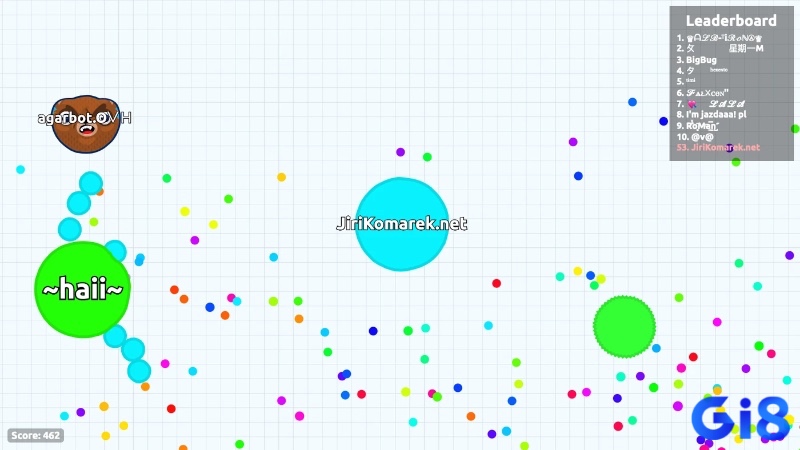 Agar.io – game nuốt tế bào gây nghiện, đơn giản mà đầy cạnh tranh.