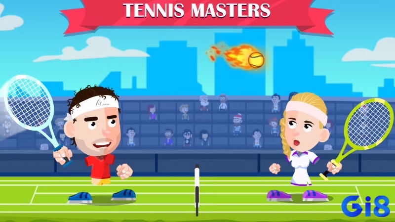 Tennis Masters – trải nghiệm quần vợt sôi động với nhiều cú đánh kỹ thuật và phong cách chơi linh hoạt.