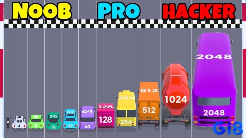 2048 Race – biến thể tốc độ cao của trò chơi trí tuệ nổi tiếng, nay với yếu tố đối kháng hấp dẫn.