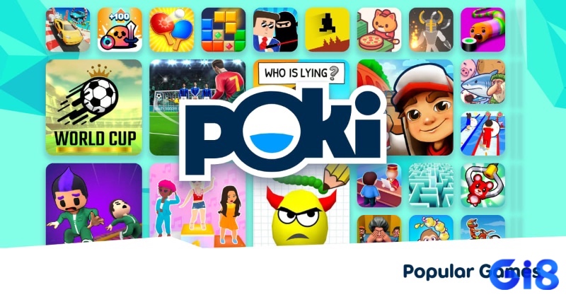 Poki.com – nền tảng game trình duyệt thân thiện, chơi game 2 người mà không cần tải về.