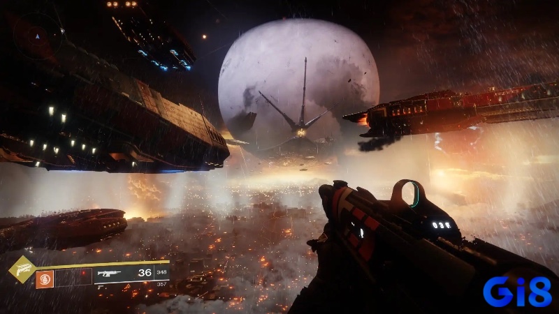 Destiny 2 kết hợp yếu tố bắn súng và MMO, mang đến thế giới phong phú và nhiều hoạt động co-op.