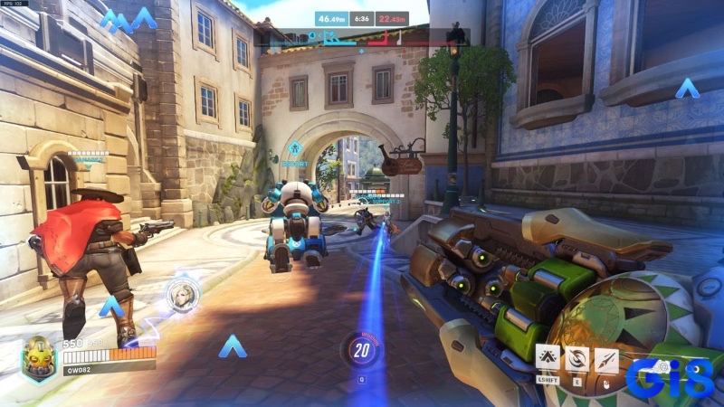 Overwatch 2 nổi bật với gameplay đồng đội và hệ thống nhân vật đa dạng, mỗi người một vai trò.