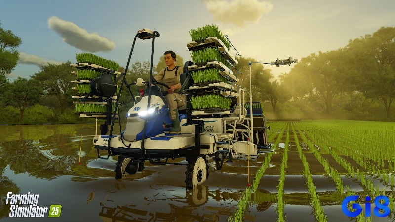 Farming Simulator 25 – mô phỏng nông nghiệp chân thực với hàng trăm loại máy móc từ các thương hiệu nổi tiếng.