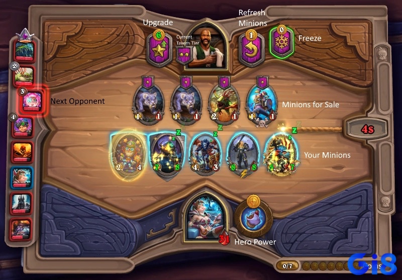 Hearthstone Battlegrounds – lối chơi auto-battler thân thiện, dễ dàng làm quen với game thẻ bài.
